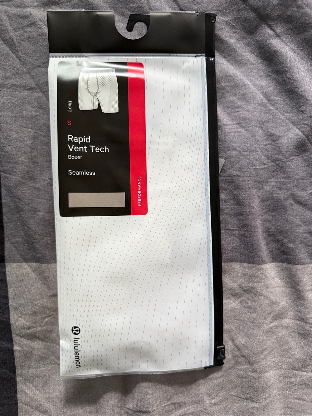Lululemon Rapid Vent Tech Seamless Boxer - silver long one